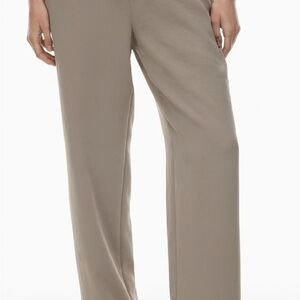 Aritzia modern taupe thesis Women's Wide-Leg draw string Pants M nwt